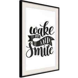 Arkiio Affisch Wake up and Smile [Poster] 40x60 Poster